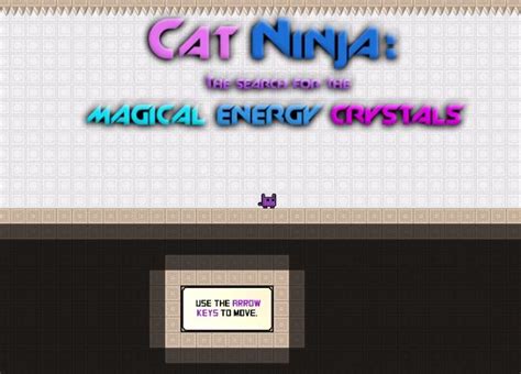 Click the screen to grow a stick upwards that will be used to cross to the next platform. . Cat ninja unblocked